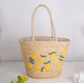 Stylish Embroidered Straw Bag