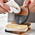 Premium Quality Heavy Marble Wood Splicing Coasters 6pcs