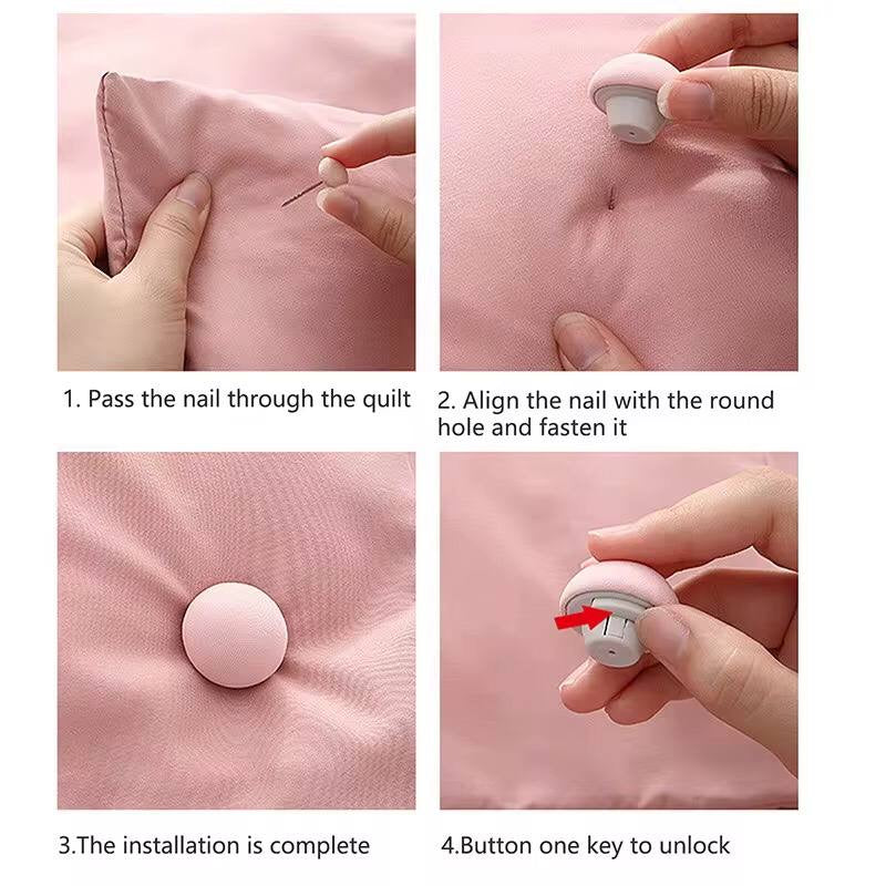 4pc BedSheet Quilt Clip Anti-Slip Blanket Buckles