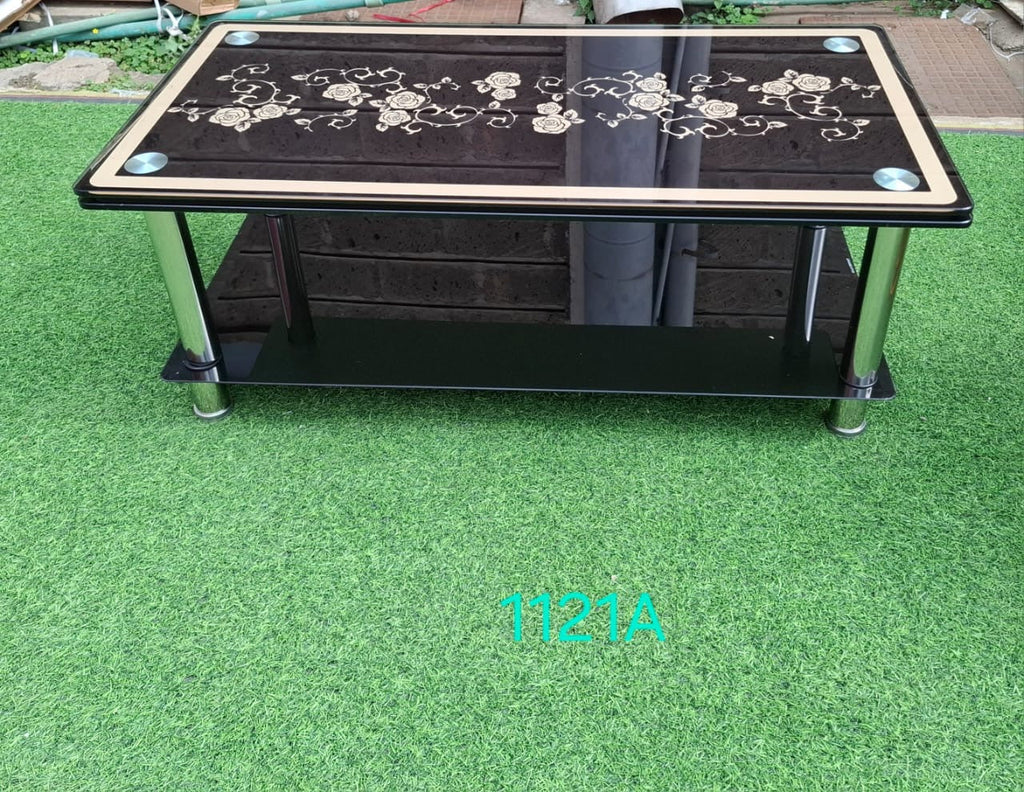 Heavy glass coffee table