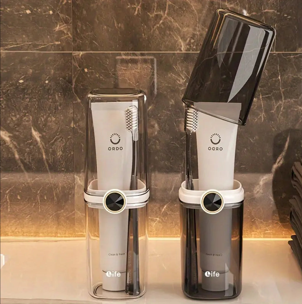 portable toothbrush holder