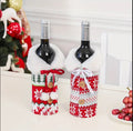 Fluffy Christmas Wine Bottle Cover