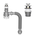 Space saving sink drain magic bend