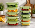 10 pcs Food grade glass lunch box