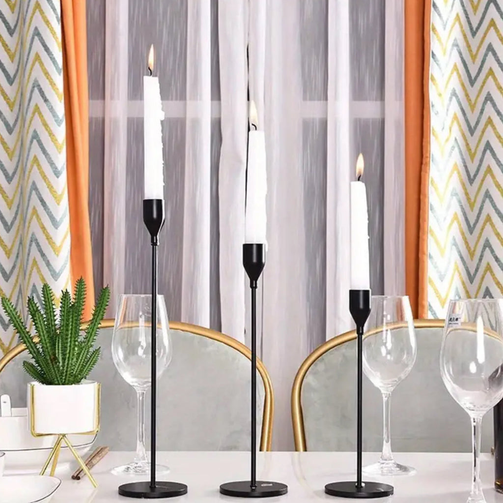 3pc candle holders