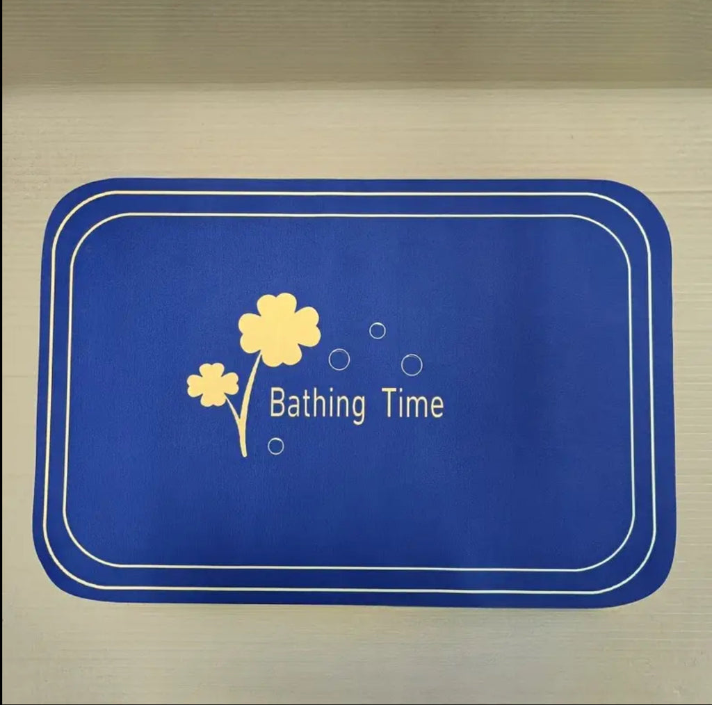 Diatom bathroom mats