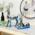SILVER BLUE DECORATIVE ELK DECOR