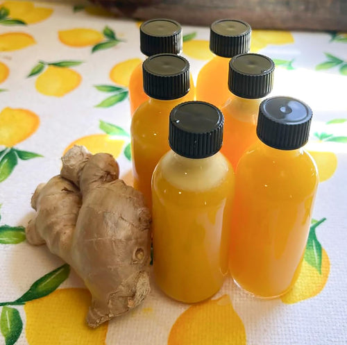 12pcs Glass ginger shots bottles