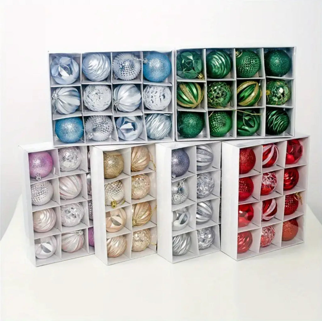 12pcs xmas balls set