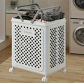 Big Foldable Eco-Friendly Laundry storage basket with wheels