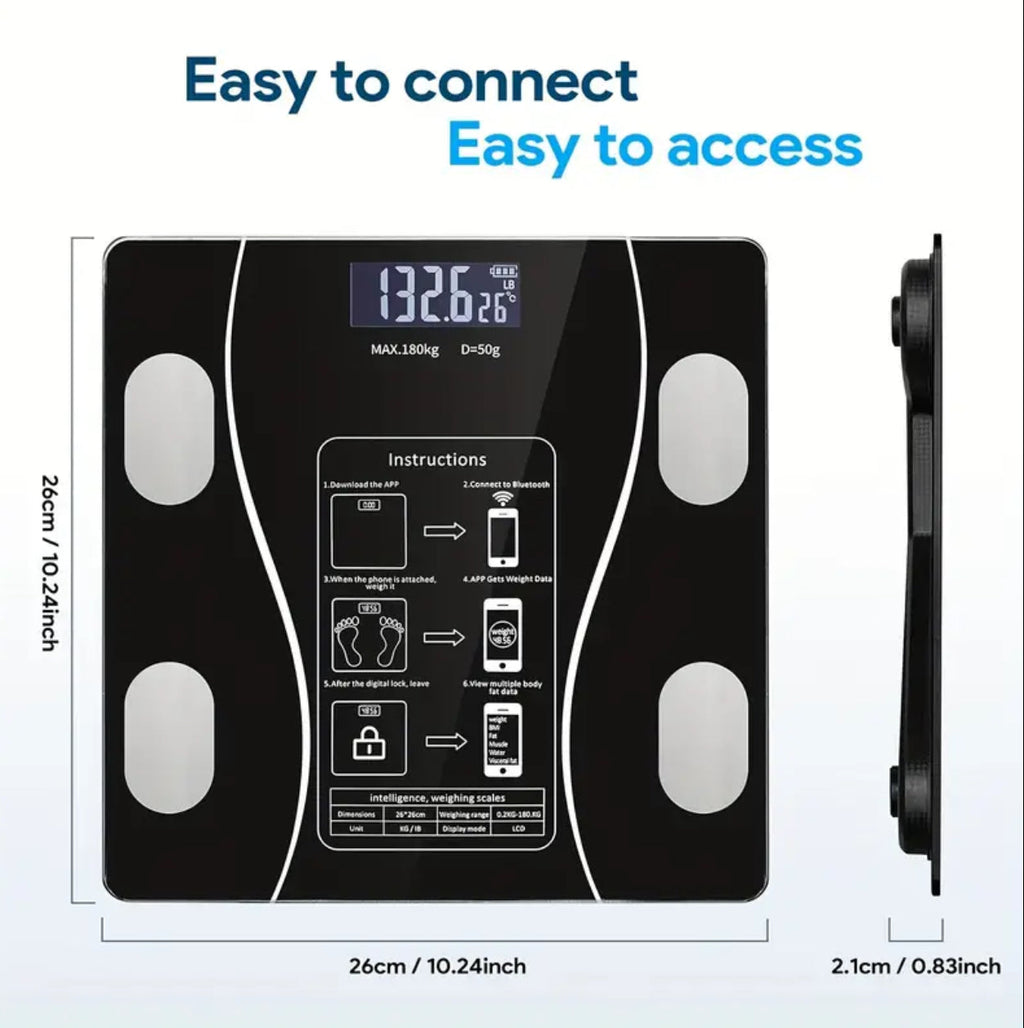 Body Fat Scale Body Personal Scale, Smart Wireless Digital Bathroom Weight scale