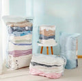 5pcs set No Pump Needed Vacuum Storage Bags