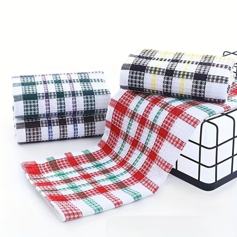 100% cotton Bright Large Tea Towels, 4-Pack