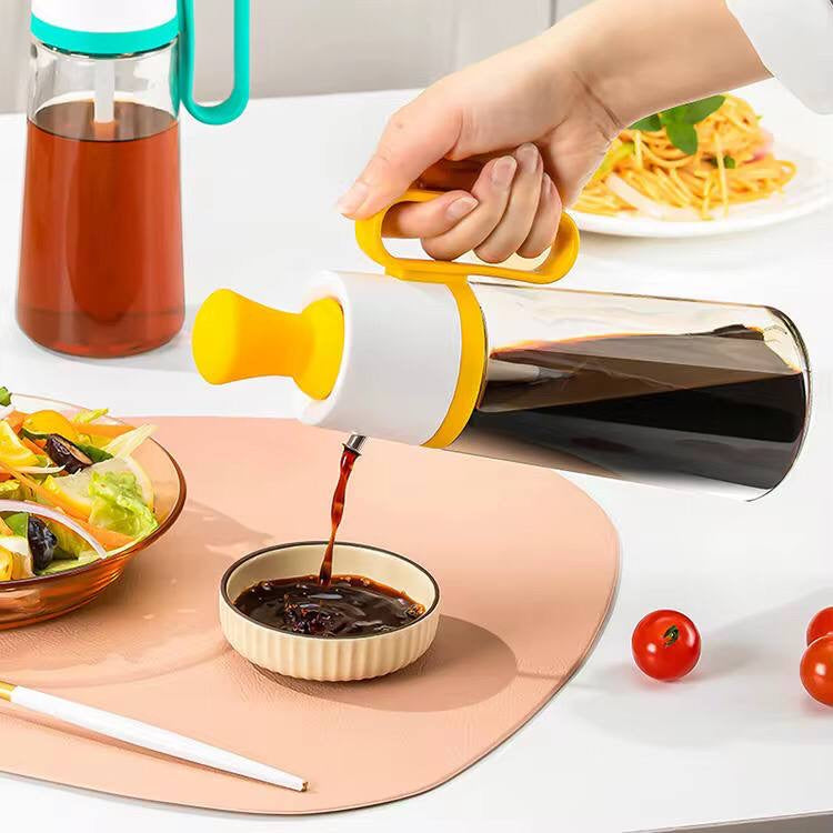 Transparent Glass Multifunctional Oil Dispenser