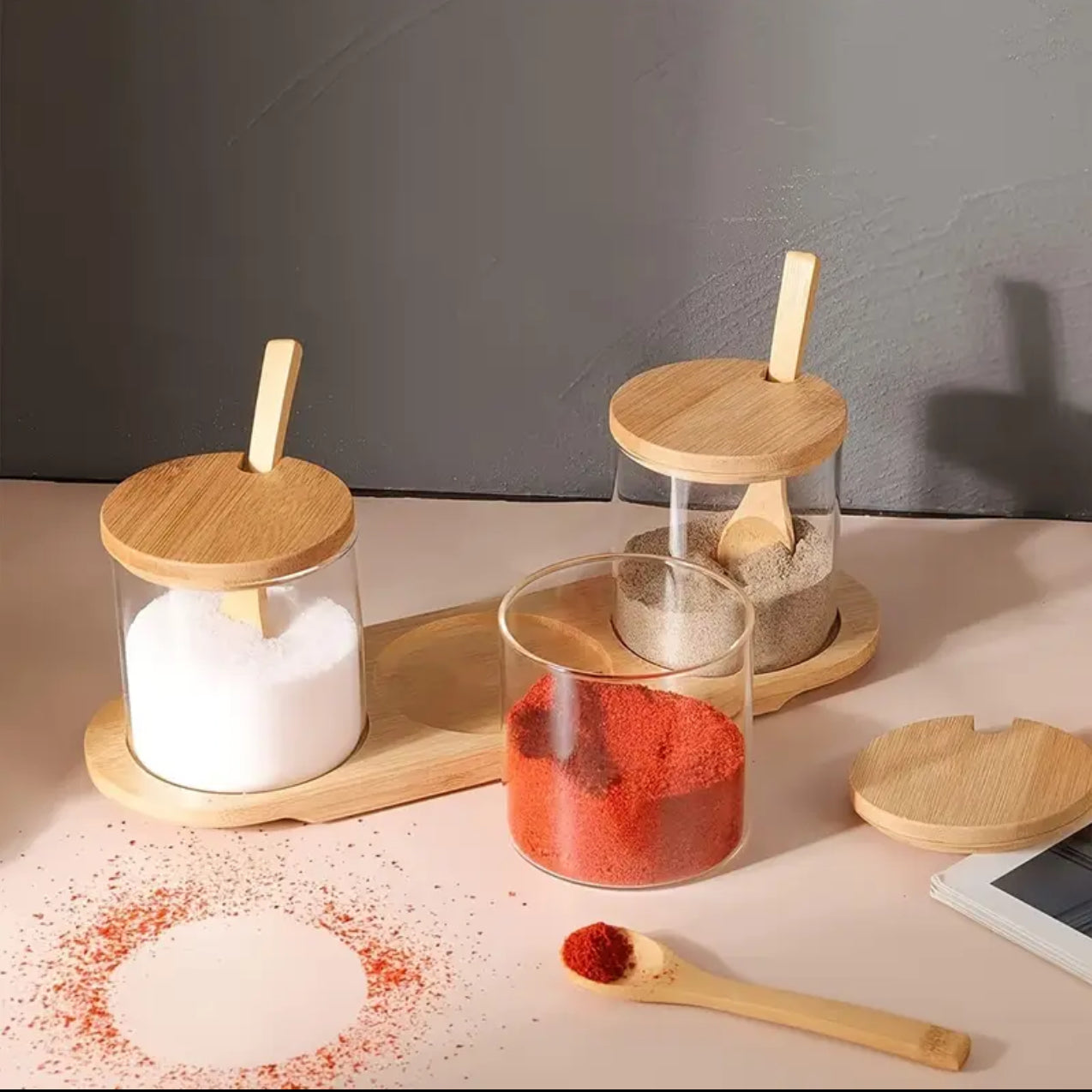 3 in 1 spice jars