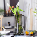 Modern creative dark  glass vase