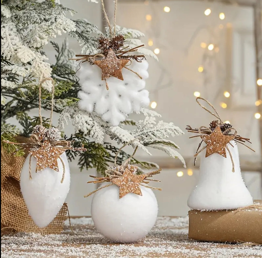 4 pcs set Decorative Christmas Ornaments