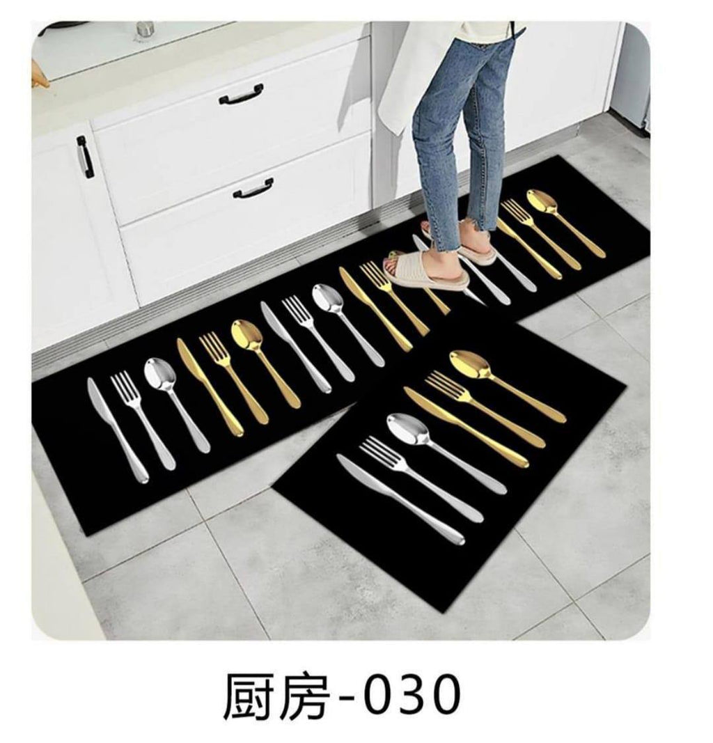 2 piece Rubber kitchen mats