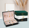 Exquisite Large Capacity Travel Jewelry Bag /  Jewelry Organizer