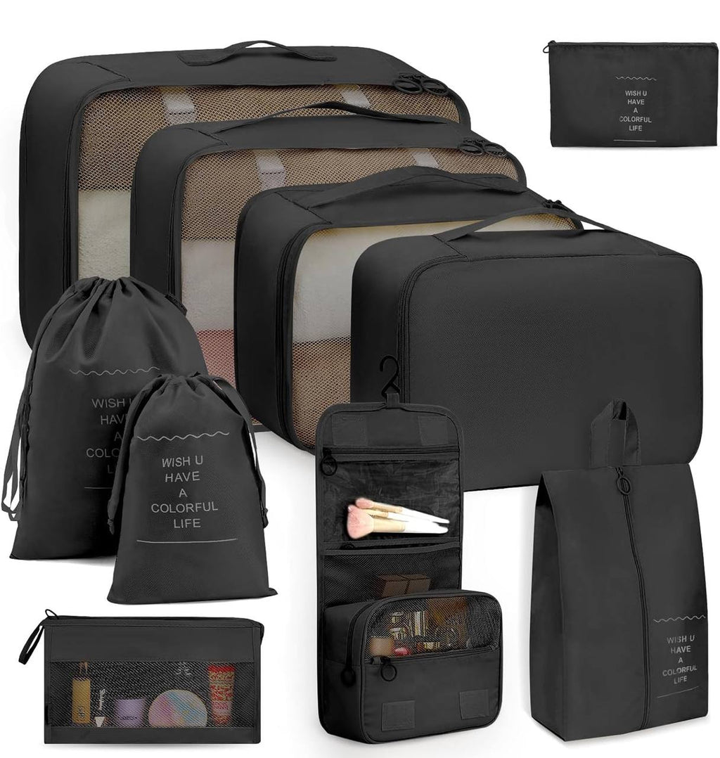 10pcs Luggage Travel Organizers For Suitcase