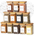 3 Tier bamboo spice Rack with 12 spice jars