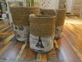 High Quality Set of 3 Stackable handmade baskets