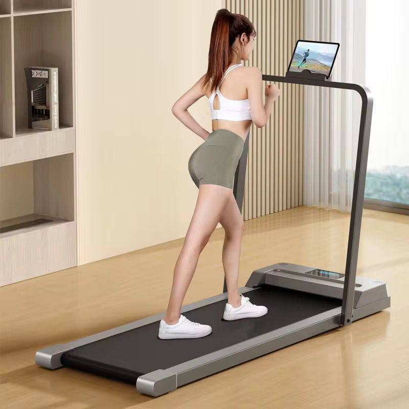A 8-speed walking pad/treadmill with Foldable handlebars
