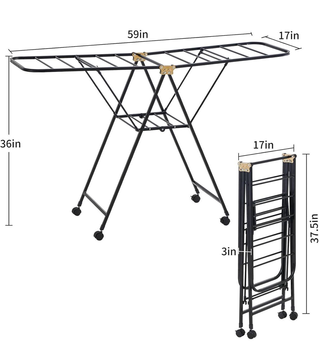 Folding Clothes Drying Rack