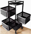 Square Fruit Rack With Wheels