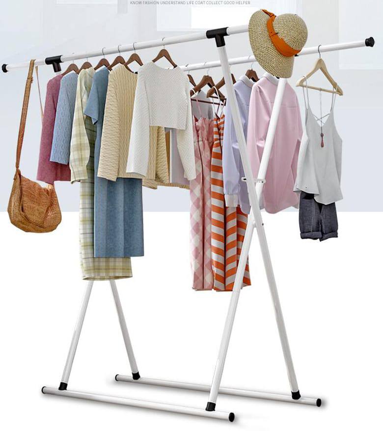 Simple Metal Iron Coat Clothes