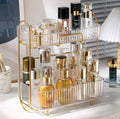Acrylic Double layer cosmetic organizer