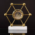 Antique Decorative Desk Roman Metallic Clock