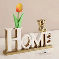 Decorative 3D English Letters with Mini Bear Figurine