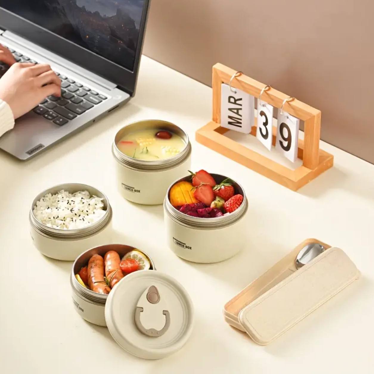 3In 1 Lunch insulated set