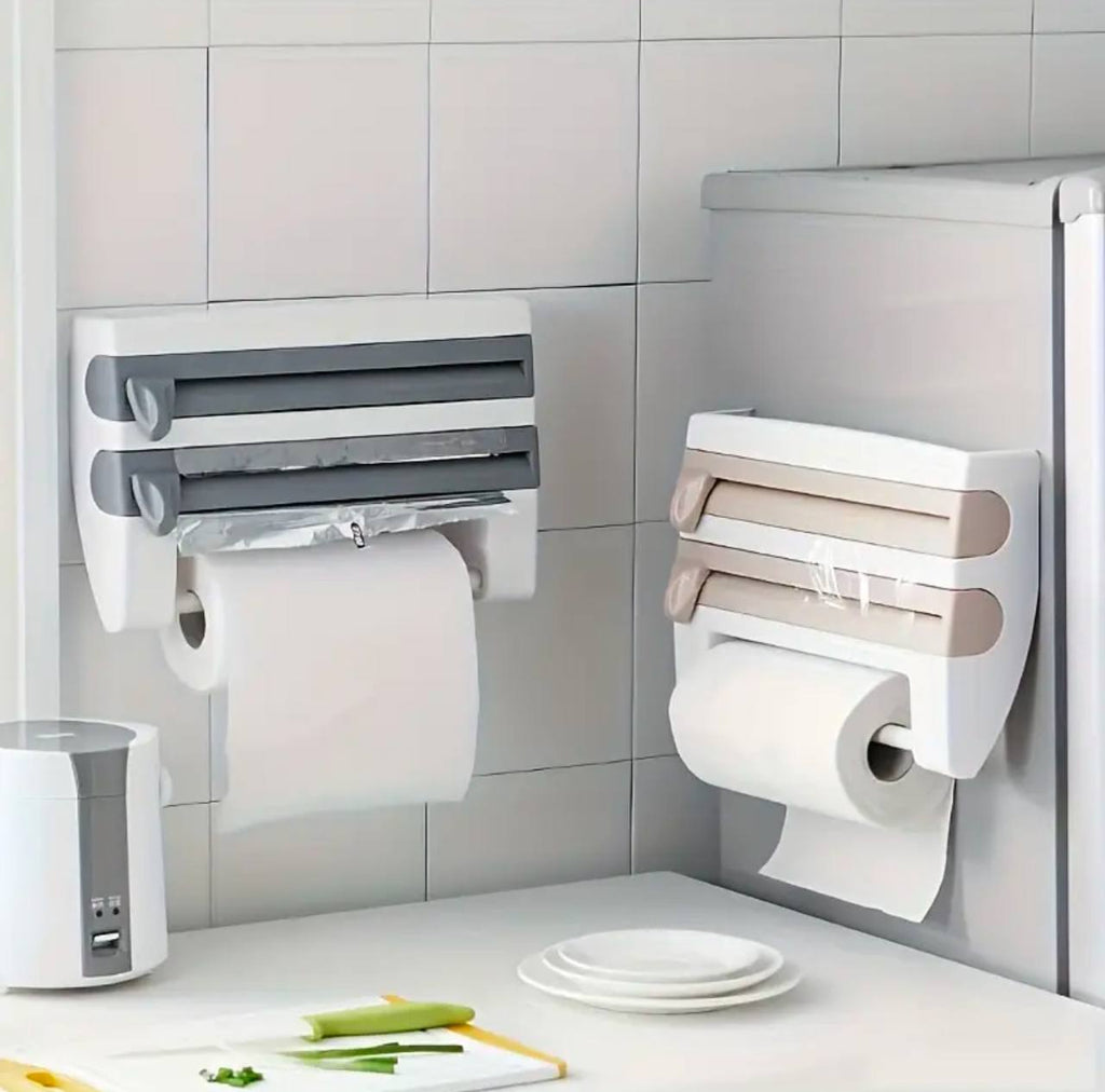 Big size Tripple paper dispenser with top shelf