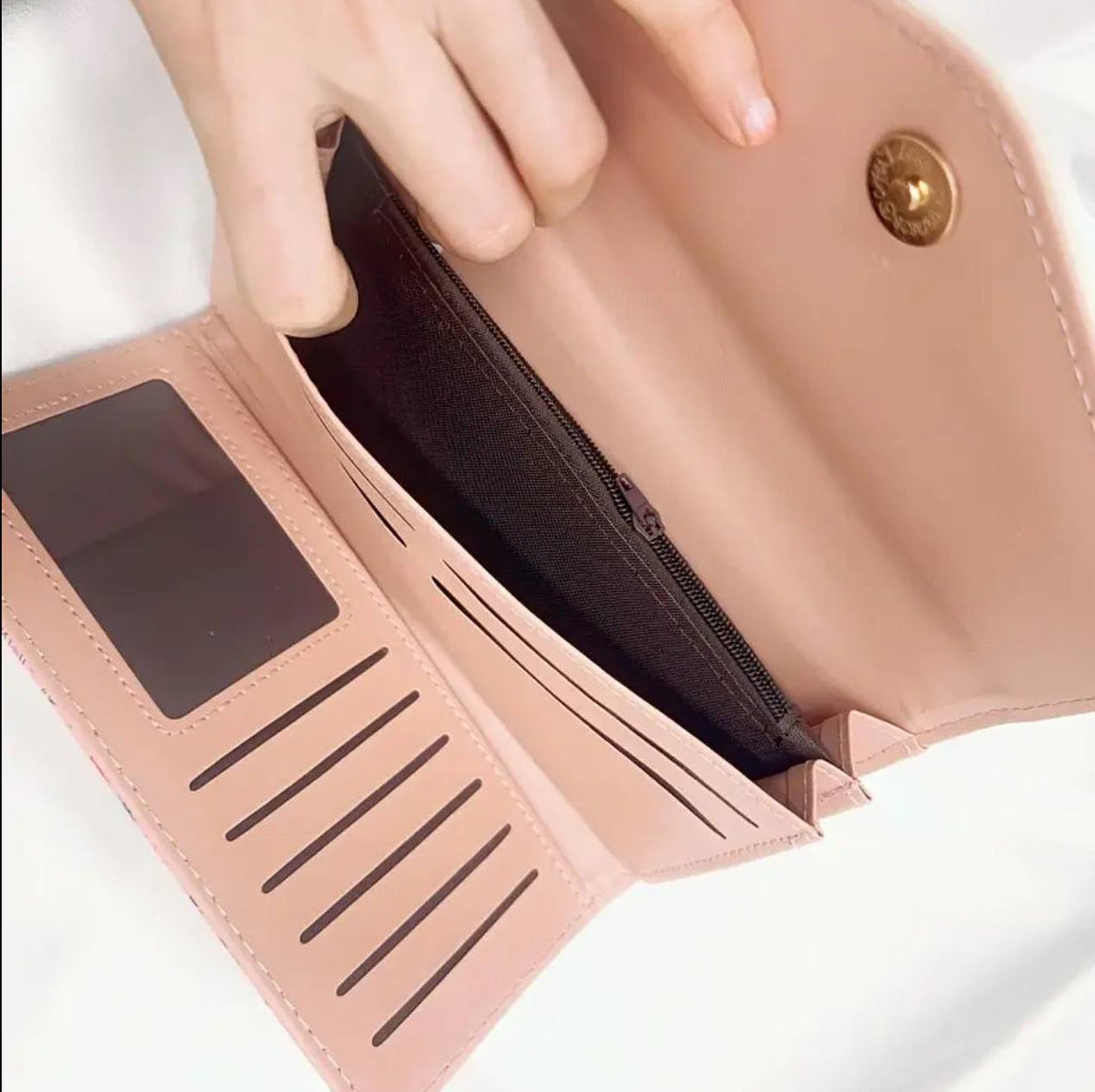 Luxury Women Love Wallets PU Leather