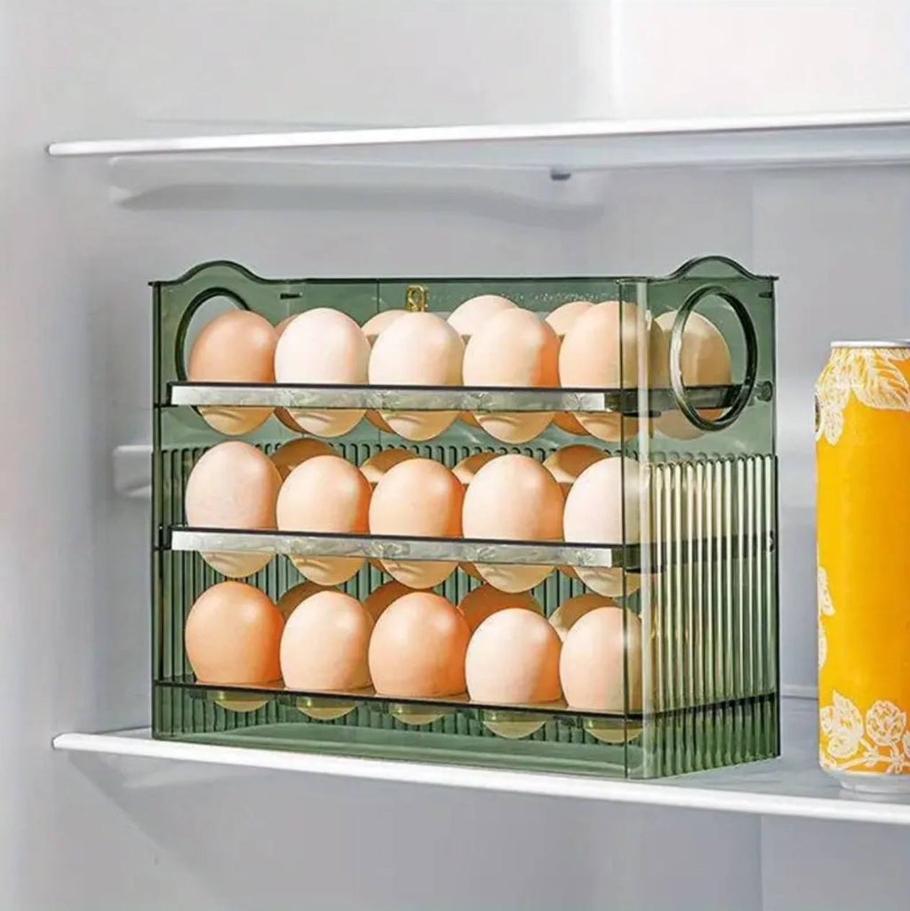Acrylic transparent  flip egg box
