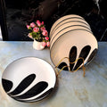 12pcs dinner plates and cups combo