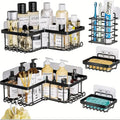 5pcs Set   Corner Shower caddy shelf/Bathroom organizer