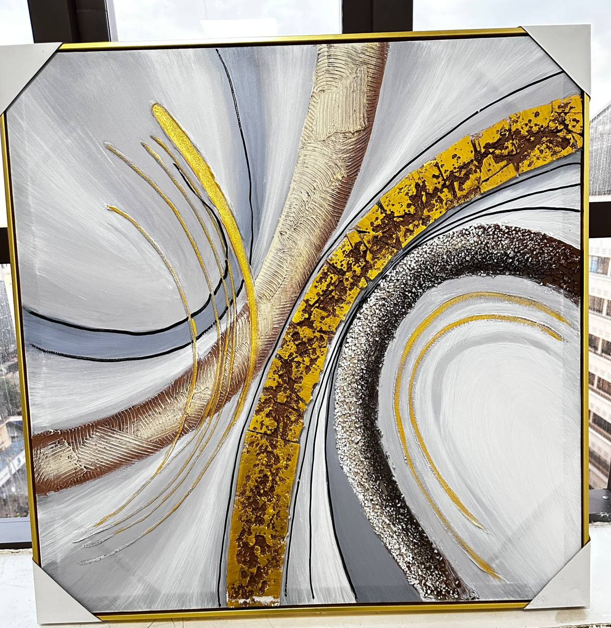 CANVAS TEXTURED OIL PAINTING