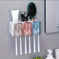 Wall mounted tooth brush holder