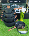 10pcs Edenburg  Nonstick cookware set with Silicon handle