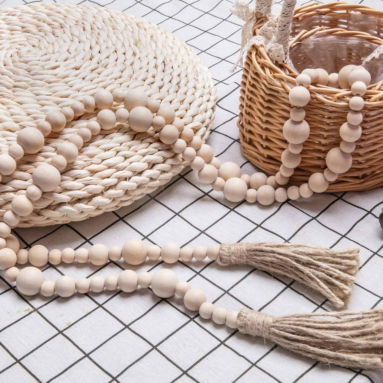 Wooden Bead Garland