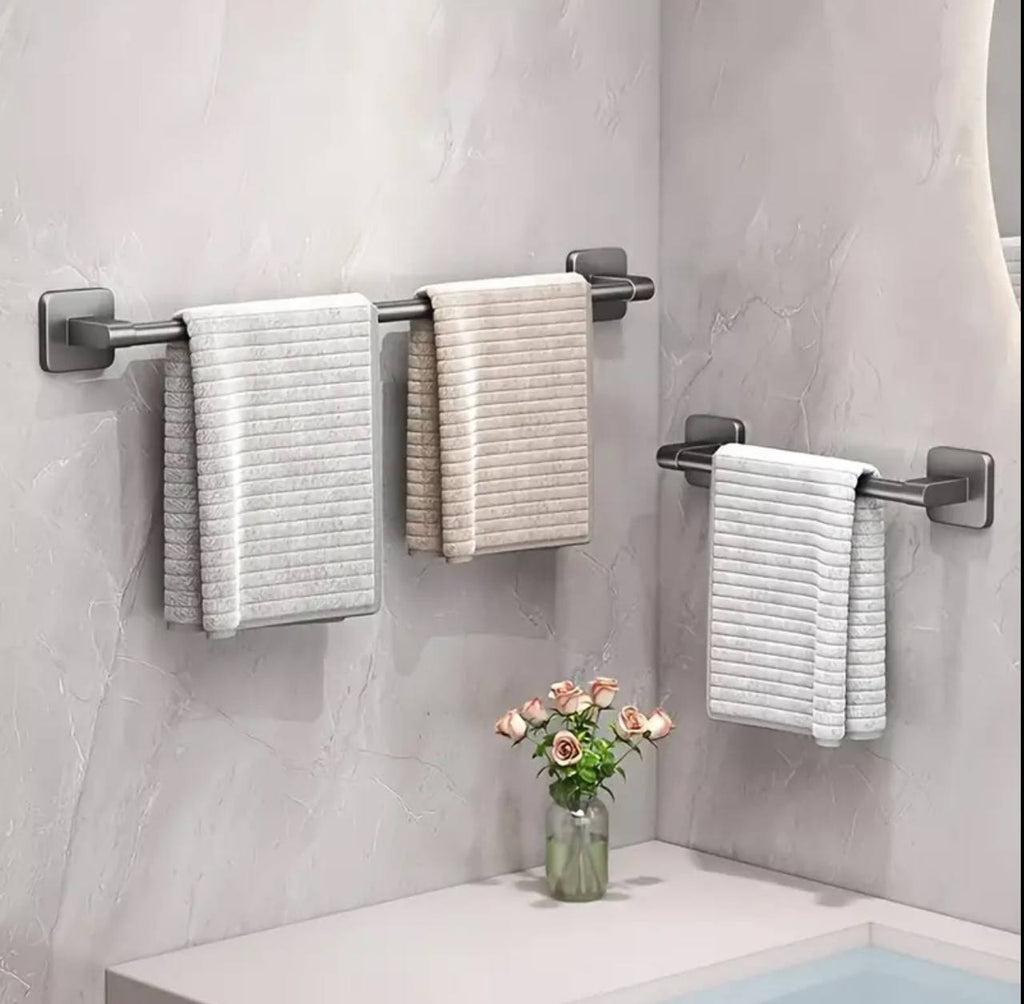 Easy-Install Wall-Mounted Towel Rack