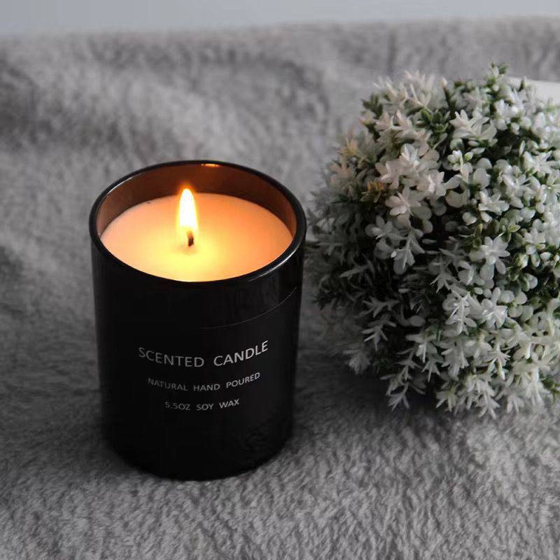 Soy Wax Scented Candle in Glass Jar