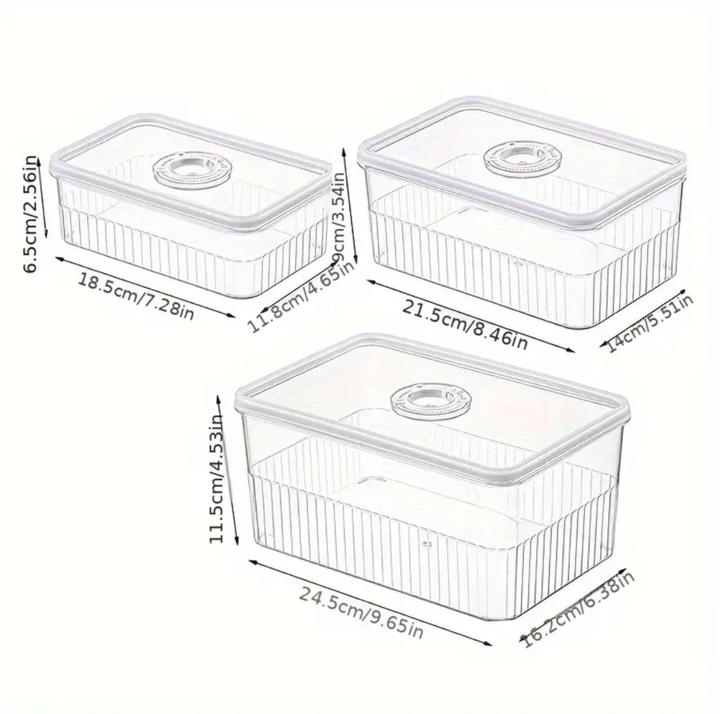 Acrylic Transparent fridge organizer set of 3