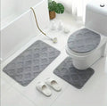 Bath mats  super Soft 
3 Piece toilet set