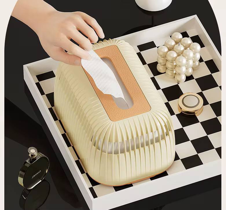 Stripped tissue / serviette  box