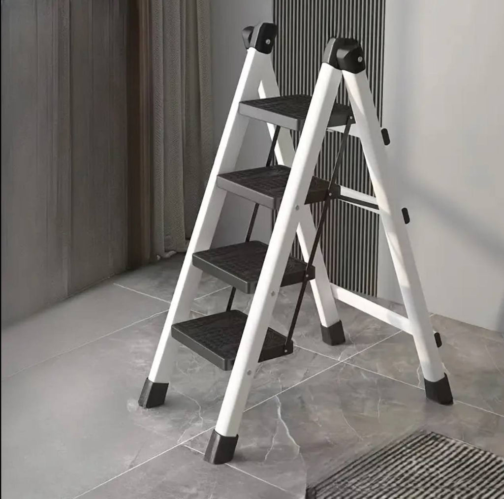 Multifunctional household folding ladder