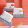 Creative multilayered groove cleaning double sided brush